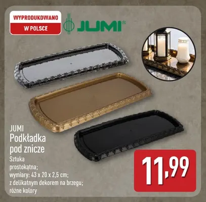 Podkładka pod znicze Jumi promocja w Aldi