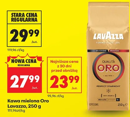 Kawa mielona Oro Lavazza promocja w Biedronka