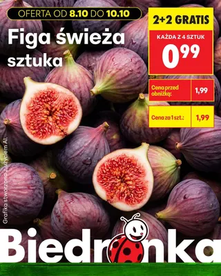 Figa świeża promocja w Biedronka