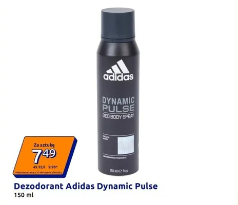 Dezodorant Dynamic Pulse promocja w Action