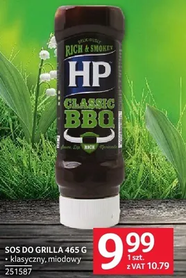Sos do grilla HP Classic BBQ 465 g promocja w Selgros