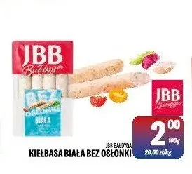 Kiełbasa biała bez osłonki JBB Bałdyga promocja w Tomi Markt