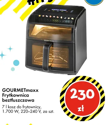 Frytkownica beztłuszczowa GOURMETmaxx promocja w Tedi