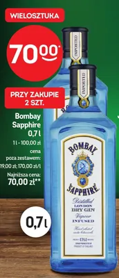 Gin Bombay Sapphire promocja w Żabka