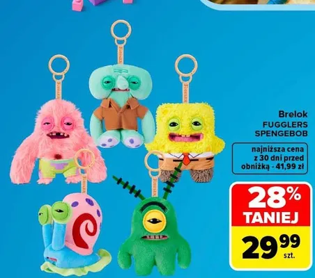 Brelok Fugglers Spongebob promocja w Carrefour Market