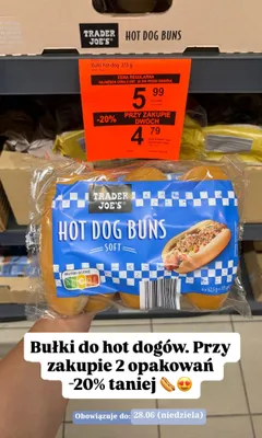 Bułki do hot dogów Trader Joe's Soft promocja w Aldi