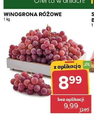 Winogrona różowe promocja w Stokrotka