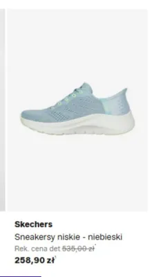 Sneakersy niskie Skechers niebieski promocja w Lounge by Zalando