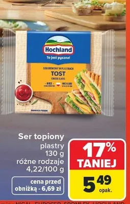 Ser topiony plastry promocja w Carrefour Market