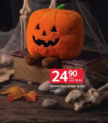 Maskotka dynia 16 cm promocja w Selgros
