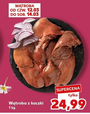 Wątroba z kaczki promocja w Kaufland