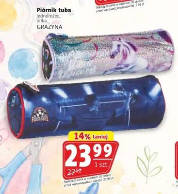 Piórnik tuba piłka Grażyna promocja w Prim Market