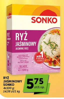 Ryż jaśminowy Sonko 4-pak promocja w Euro Sklep