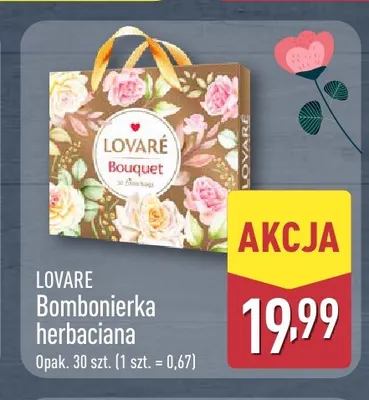 Bombonierka herbaciana Lovare promocja w Aldi