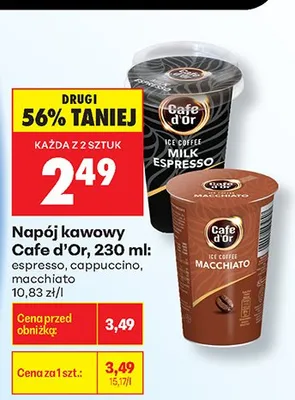 Napój kawowy Cafe d'Or promocja w Biedronka