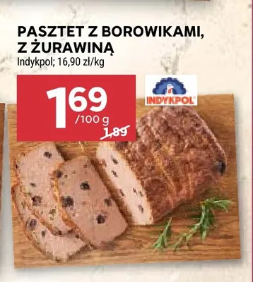 Pasztet z borowikami Indykpol promocja w Stokrotka