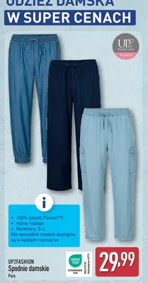 Spodnie damskie rozm. 36-48 promocja w Aldi