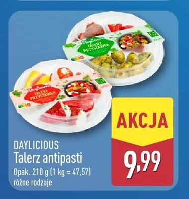 Talerz antipasti papryczki czerwone Daylicious promocja w Aldi