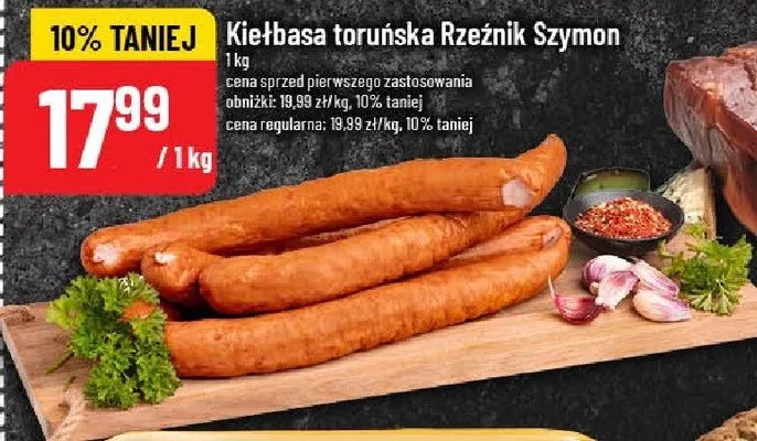 Kiełbasa toruńska promocja w POLOmarket