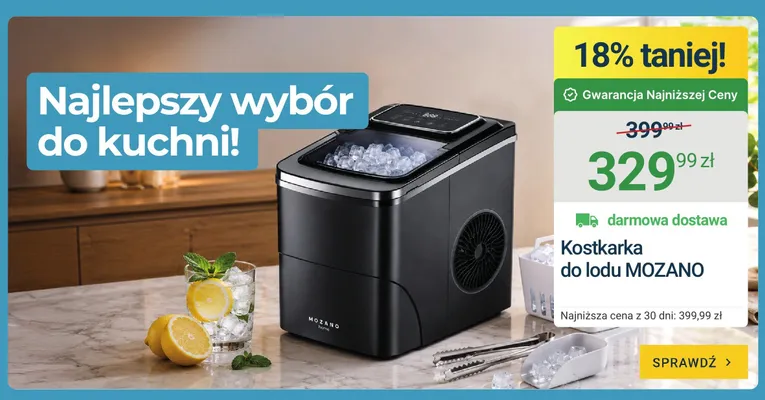 Kostkarka do lodu Mozano promocja w ERLI