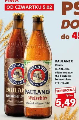 Piwo Weissbier Dark Wheat promocja w Kaufland