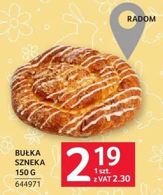 Bułka szneka 150 g promocja w Selgros