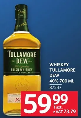 Whiskey Tullamore Dew 40% 700 ML promocja w Selgros