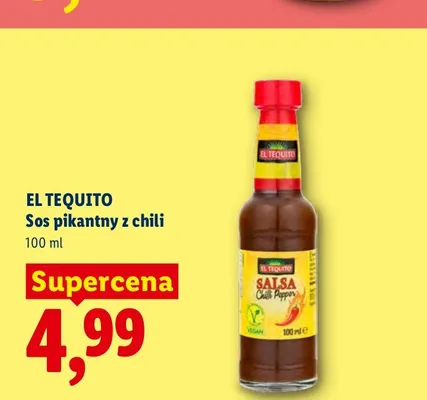 Sos pikantny z chili EL TEQUITO promocja w Lidl