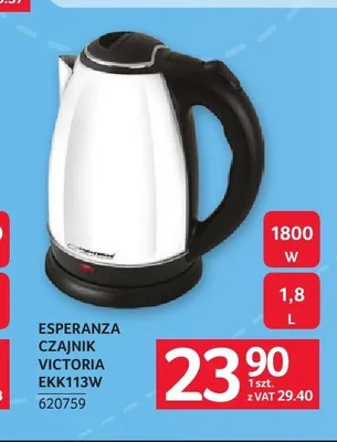 Czajnik Esperanza Victoria EKK113W promocja w Selgros