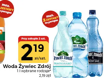 Woda Żywiec Zdrój promocja w Społem Częstochowa