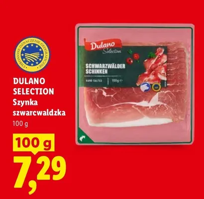 Szynka szwarcwaldzka Dulano Selection promocja w Lidl