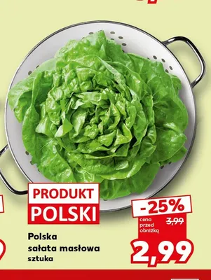 Sałata masłowa polska promocja w Kaufland