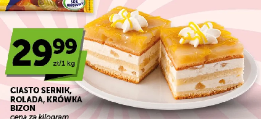 Ciasto krówka Bizon promocja w Euro Sklep