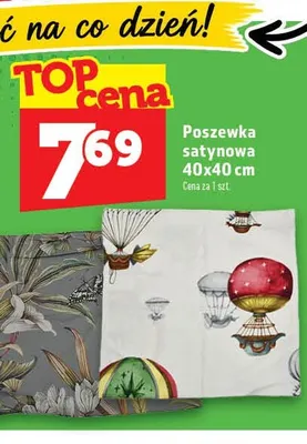 Poszewka satynowa 40x40 cm promocja w TOPAZ