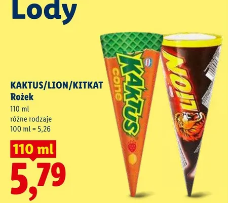 Lody Rożek KitKat promocja w Lidl