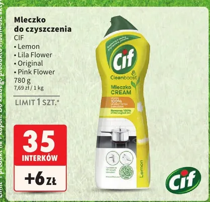 Mleczko do czyszczenia Lemon promocja w Intermarche