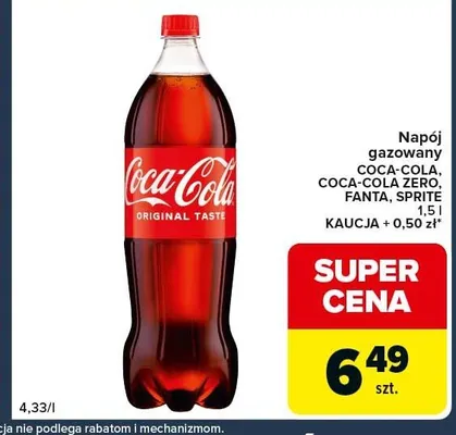 Napój gazowany Coca-Cola promocja w Globi
