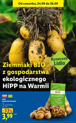 Ziemniaki polskie HiPP promocja w Lidl
