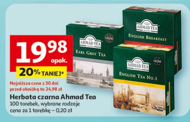 Herbata czarna promocja w Auchan