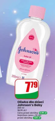 Oliwka dla dzieci Johnson's Baby promocja w Dino