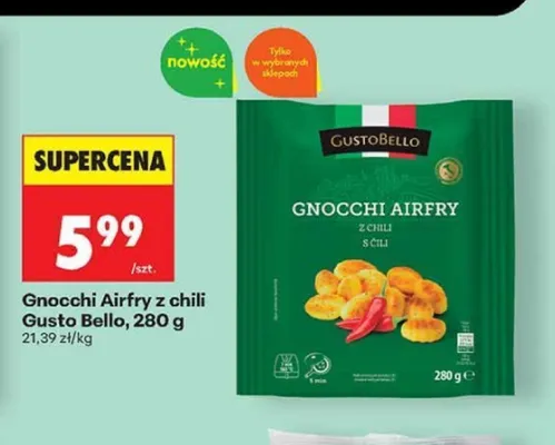 Gnocchi Airfry z chili Gusto Bello promocja w Biedronka