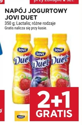 Napój jogurtowy Jovi Duet promocja w Stokrotka