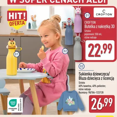 Bluza dziecięca z licencją promocja w Aldi