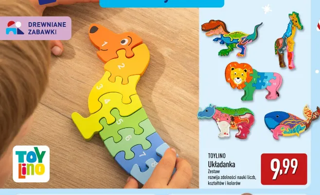 Układanka Toylino promocja w Aldi