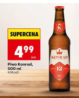Piwo Konrad promocja w Biedronka