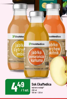 Sok EkaMedica jabłko cytryna imbir promocja w POLOmarket