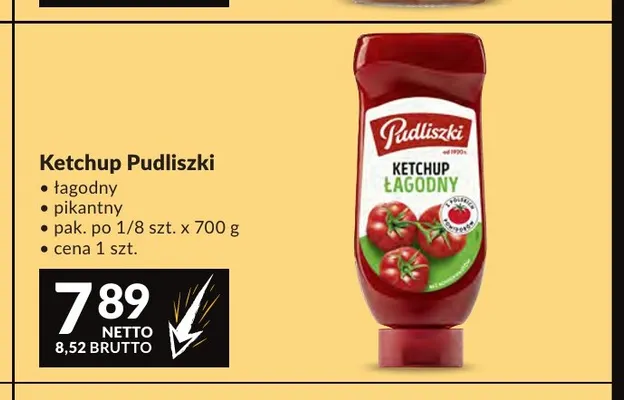 Ketchup pikantny Pudliszki promocja w Makro