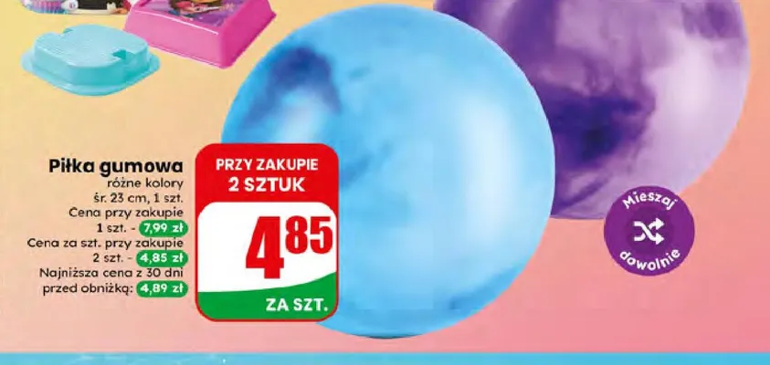 Piłka gumowa Dino promocja w Dino