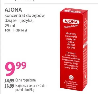 Koncentrat do zębów, dziąseł i języka promocja w Hebe