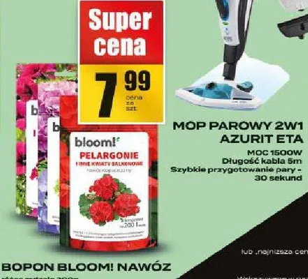 Mop parowy 2w1 Kurt Eta promocja w Supeco